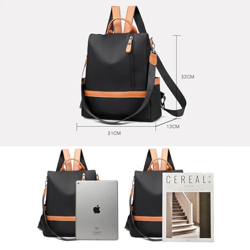 سيوسى شنطة ظهر نايلون للنساء، شنطة كتف عصرية مضادة للسرقة، شنطة كتف واحدة للسيدات