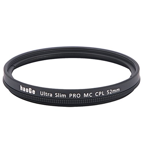 Haoge 52Mm Mc Cpl Circular Polarizer Polarizing Lens Filter For Nikon Nikkor Af 50Mm F1.4D, 50Mm F1.8D, 35Mm F2D, 28Mm F2.8D, 35Mm F1.8G, 40Mm F2.8G Lens #TOP3