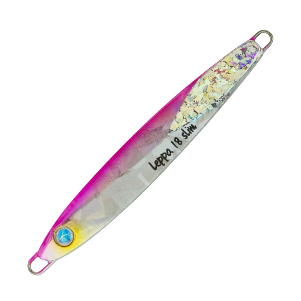 Seaspin Leppa 18 Slim – Esca Artificiale per la Pesca a Spinning, Casting Metal Jig 68 mm 18 g – Baricentro Basso Long Cast, Scatti Laterali in Jerk – Assist e Amo BKK #2 – Predatori Costieri