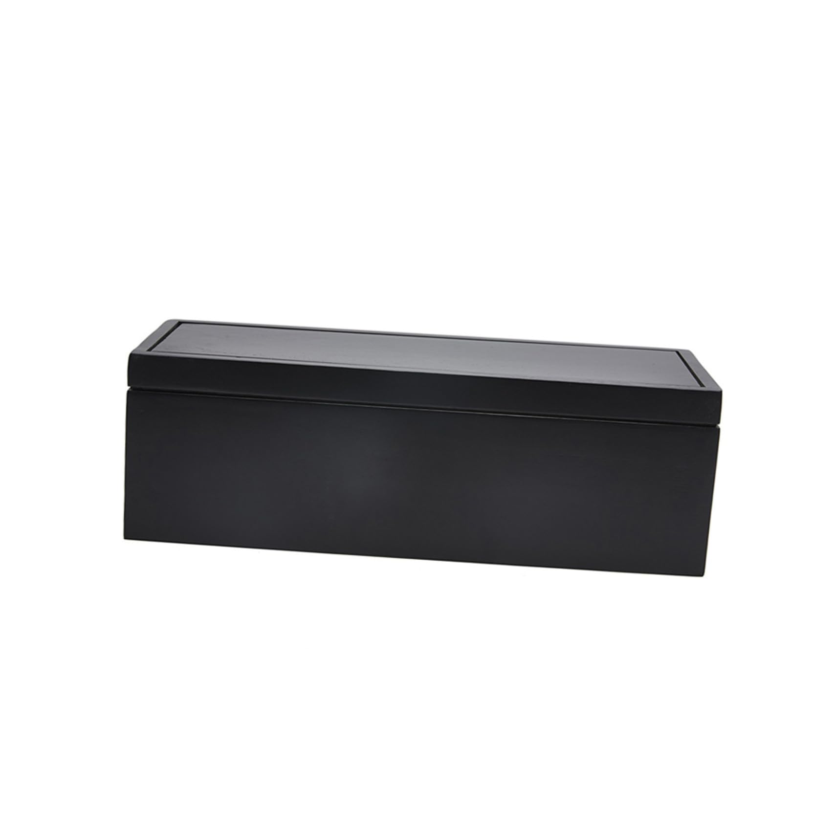 Caja Organizadora Para Cables De Madera Grande Negra, Estuche De Almacenamiento Eléctrico Para Oficina y Hogar, Práctico Organizador De Regletas y Cables Eléctricos