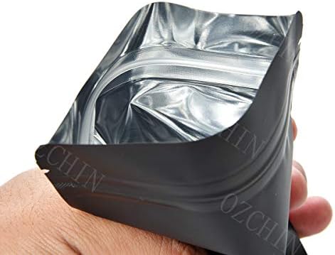 OZCHIN 100 Pack Airtight Bags Resealable Bags for Food Self Sealing Storage (10 x 15 cm)