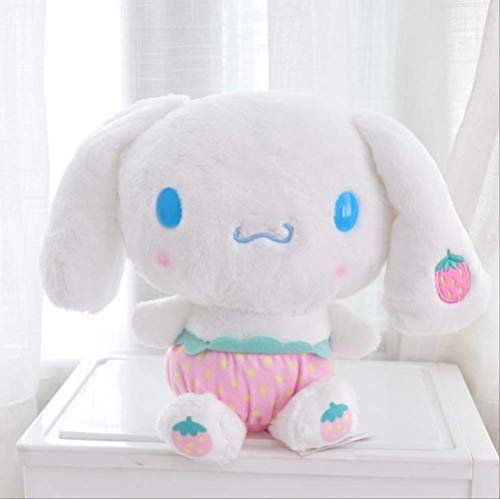 QLSQ 25 cm Belle Bande Dessinée Sanrio Série Fraise Ma Mélodie Pudding Cinnamoroll Chien en Peluche Poupée Oreiller en Peluche Jouets en Peluche Cadeau Cover