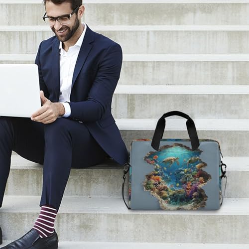 Funda para portátil de 15.6 pulgadas con correa y asa miniatura 3