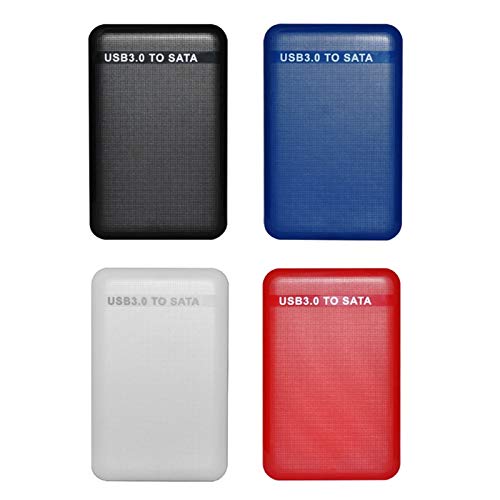 Gehäuse für externe Festplatte USB 3.0 auf SATA HDD SSD-Festplatte, ultradünn, 6 Gbit/s, für 2,5 Zoll / 6,3 cm (2,5 Zoll) 2 TB HDD SSD