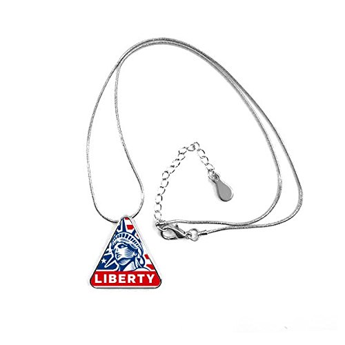 Statue de la Liberté collier drapeau américain, le cadeau idéal pour passionnés des USA