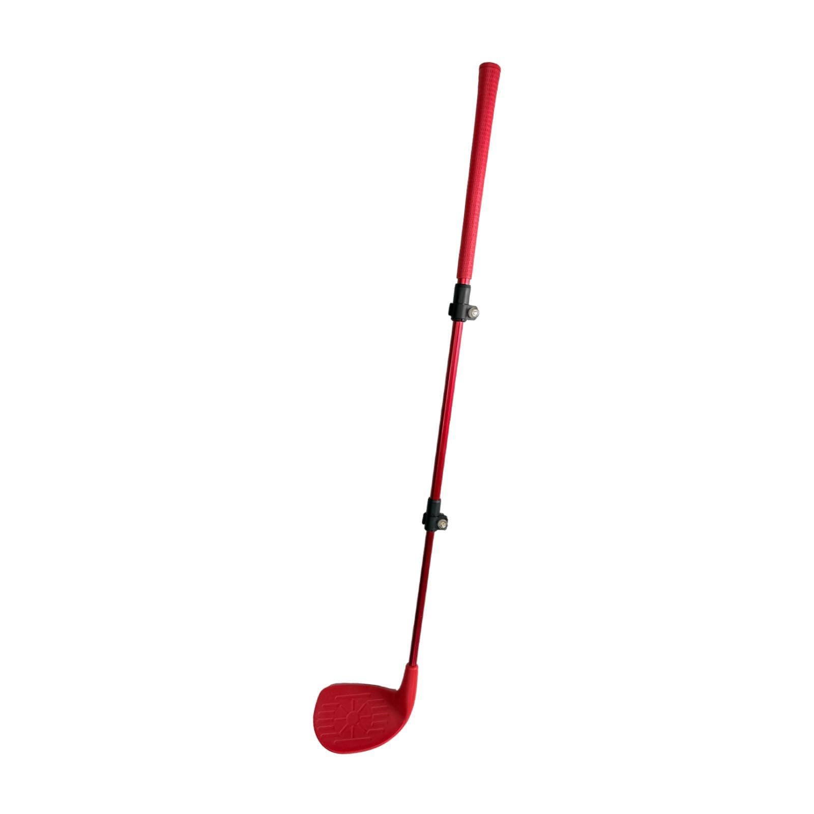 Oshhni Golf Wedge Golf Chipper Club für Anfänger und Profis, Golfschläger Golf Club Leichte Teleskop-Trainingshilfe zum Spielen für Herren & Damen, Rot