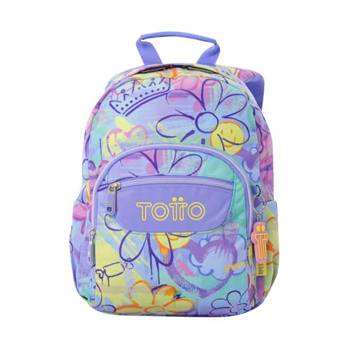 TOTTO - Mochila Escolar, Modelo Tempera,...