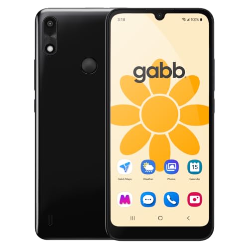 Gabb Phone 4: The Perfect First Phone for Kids - Safe Apps, No Social Media/Internet Browser, GPS Tracking, Parental Controls, Talk & Text, 30 Activation Fee