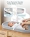 COMOMY Baby Changing Pad for Dresser - Wipeable Changing Pad with Restraining Belt, Waterproof, Soft, Lightweight and Portable, Easy to Clean for On The Go Diaper Change, Light Grey