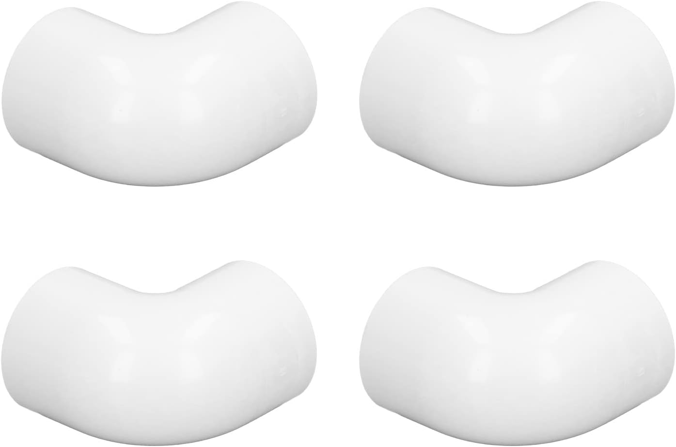 Generic PVC Pipe Fittings, Water Pipe Joints Fitting Adapter Plastic Right Angle 12 Pieces White 90 Degrees Elbow for Cold Water Pressure Distribution Systems (20mm)