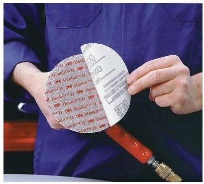 Miniatura 10 de 3M Hookit - P80D, disco de arena abrasiva, rojo, 6 pulgadas., Grado P500