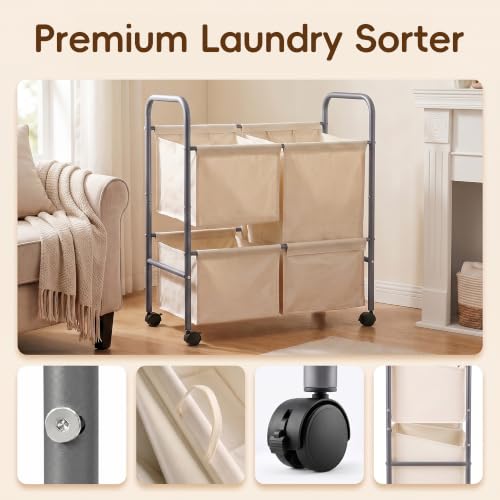 130L-Laundry-Hamper-with-Wheels-3-Section-Laundry-Sorter-Cart-with-Removable-Bags-Rolling-Clothes-Hamper-with-Waterproof-Lining-Sturdy-Freestanding-Canvas-Laundry-Basket-for-Laundry-Room-Beige