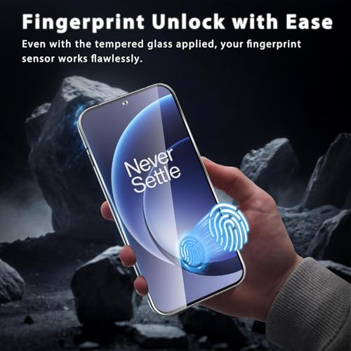 Image of vizer 9H Tempered Glass Screen Protector for OnePlus 15 (6.78 inch) | Full Edge-to-Edge Coverage | HD Clear | Bubble-Free Easy Installation | Military-Grade | Case Friendly | Black