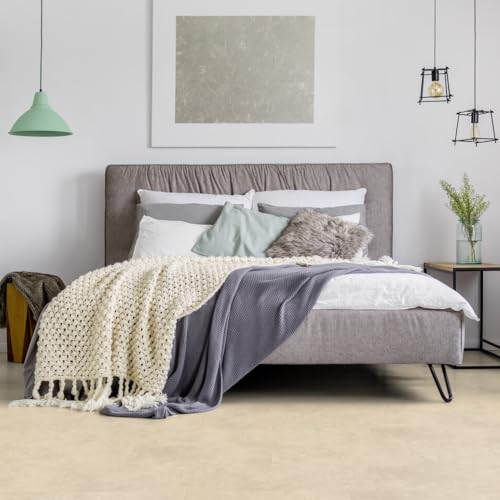 GERFLOR Dalle clipsable de sol PVC effet pierre pietra beige Senso Clic