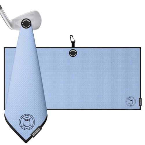 Ghost Golf Magnetic Towel (Caddie) - Ultra-Absorbent Microfiber Golf Towel