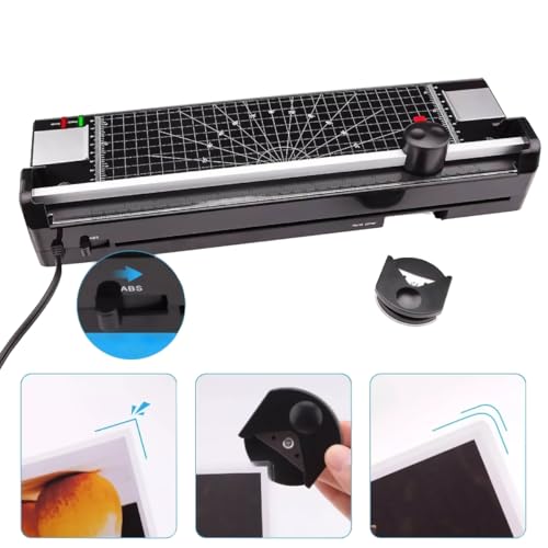 Plastificadora e Laminadora A4 Quente e Fria Refiladora Trimmer 110V - OL288S