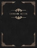  Libro de Actas: Registro de actas para asociación, comunidad de vecinos o propietarios y club deportivo  A4.