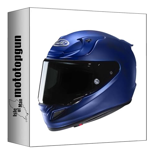 Casque HJC RPHA 12 bleu semi-mat taille M pour vos trajets quotidiens et sorties moto