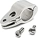 2Pcs Boat Bimini Top Hinged Jaw Slide, Stainless Steel 316 Marine Boat Canopy Tube Clamp Fitting Boat Accessories (Type: with Lock nut, 1inch)