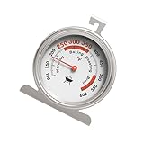 Oven Temperature Gauge For Baking Enthusiasts And Home Cooks With Clear Display And Stainless Temperature Instrument