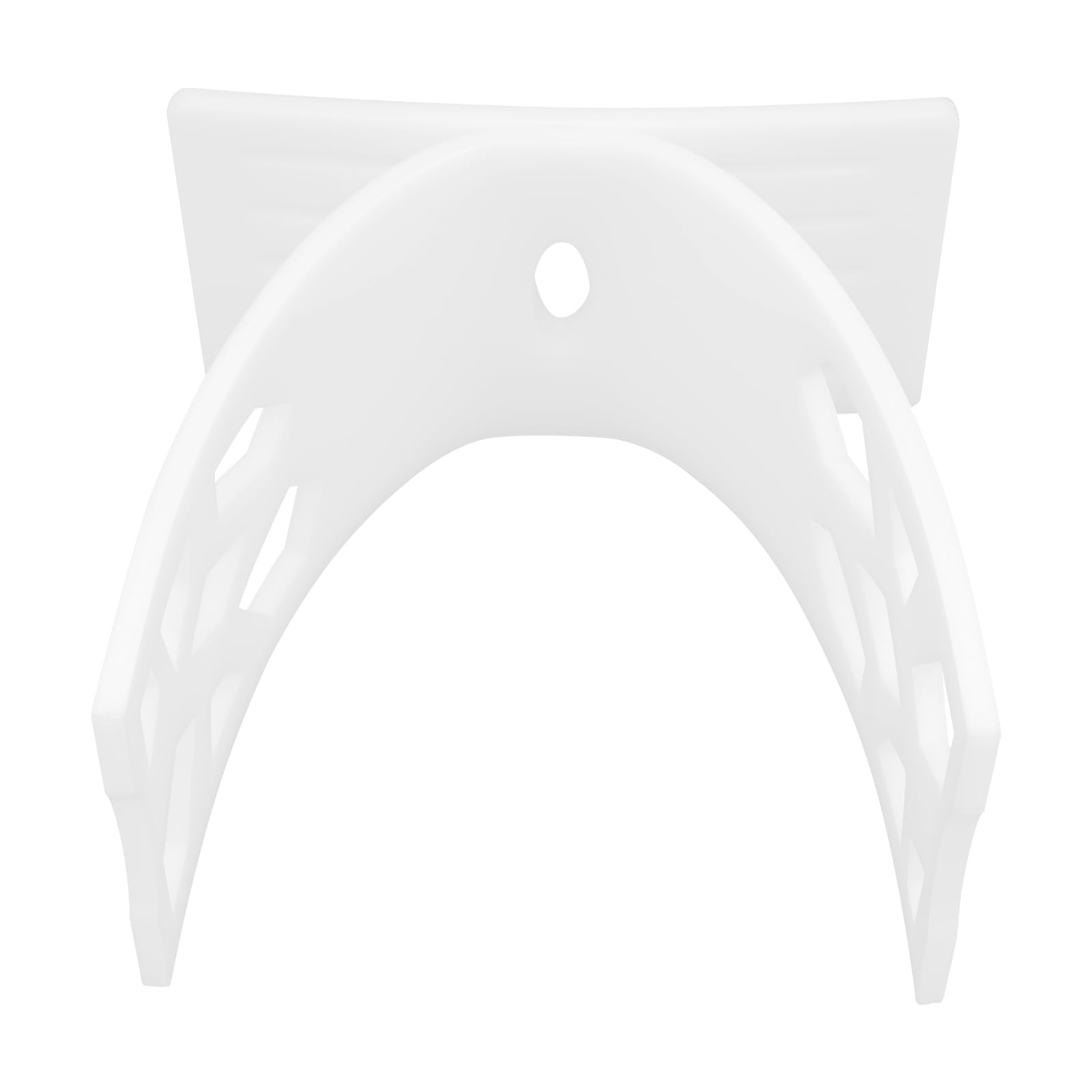 Tabouret de douche acrylique 41,5 x 23 x 40 cm avec fentes de drainage charge maximale 226,8 kg transparent