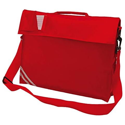 Ayra: Premium School Book Bag With Strap - 8 Colours (Red) Cover