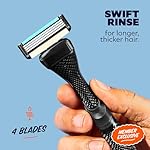 Dollar Shave Club | The Member Exclusive Shave Set | 4 Swift Rinse Refill Cartridges, 1 Handle (Black), 1 Shave Butter 3 ounce, 1 Razor Cover - Image 5