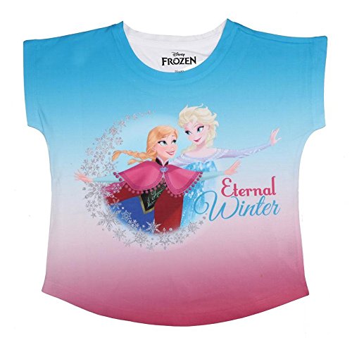 Image of Frozen by Wear Your Mind Girl's Plain Regular fit Shirt (DFZ0026 Multicolor 6 4-5 Years)