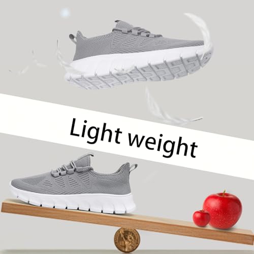 Image of Mens Running Shoes Tennis Shoes Walking Gym Sneakers Lightweight Non Slip Mesh Casual Workout Sneakers