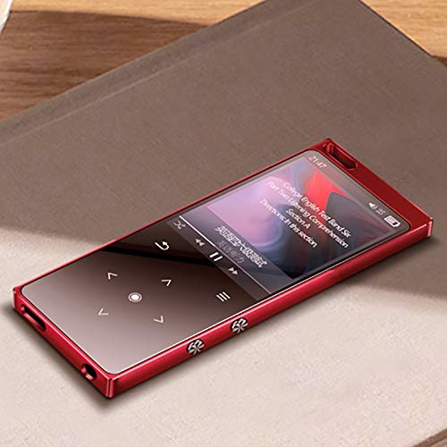 3nh Pack of 1 Mp4-Player Speaker Sd-Card Support Fm-Recorder Lossless Up-To-128gb with Sound (Color: Red, Material: Metal)-image-43