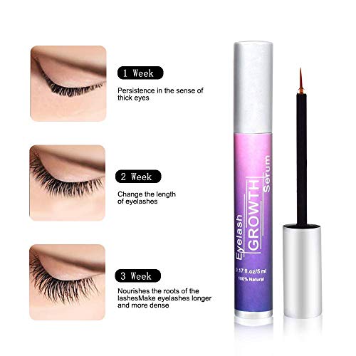 Eyelash Growth Serum Eyebrow Growth Treatment Eyelash Serum Booster Brow Serum Lash Enhancer Irritation Free Formula for Longer Fuller Thicker Lashes - Thumbnail 2