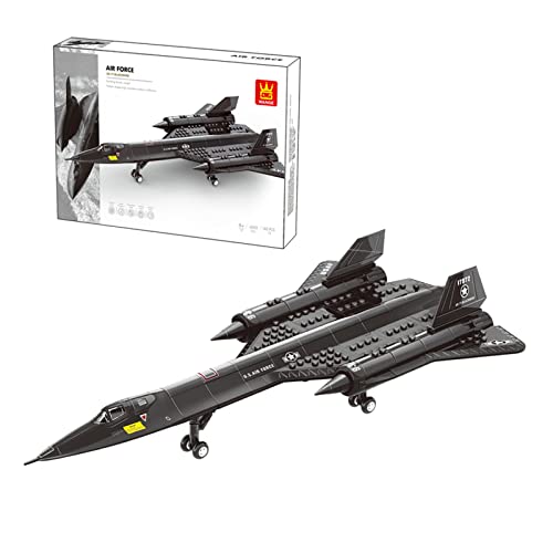 WANGE Maqueta de SR-71 Blackbird. Modelo de Avión de