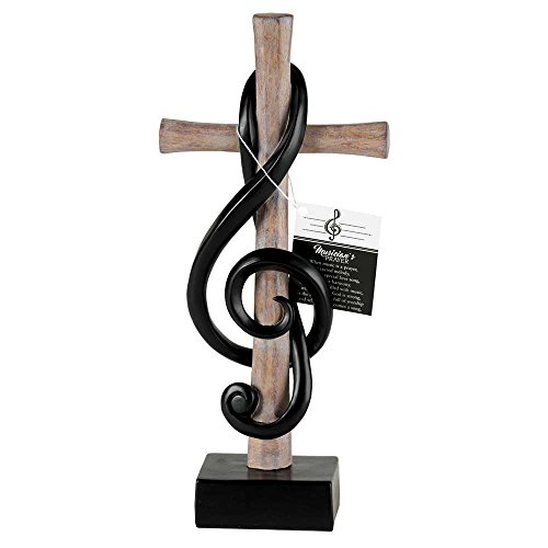 Treble Clef Resin Cross
