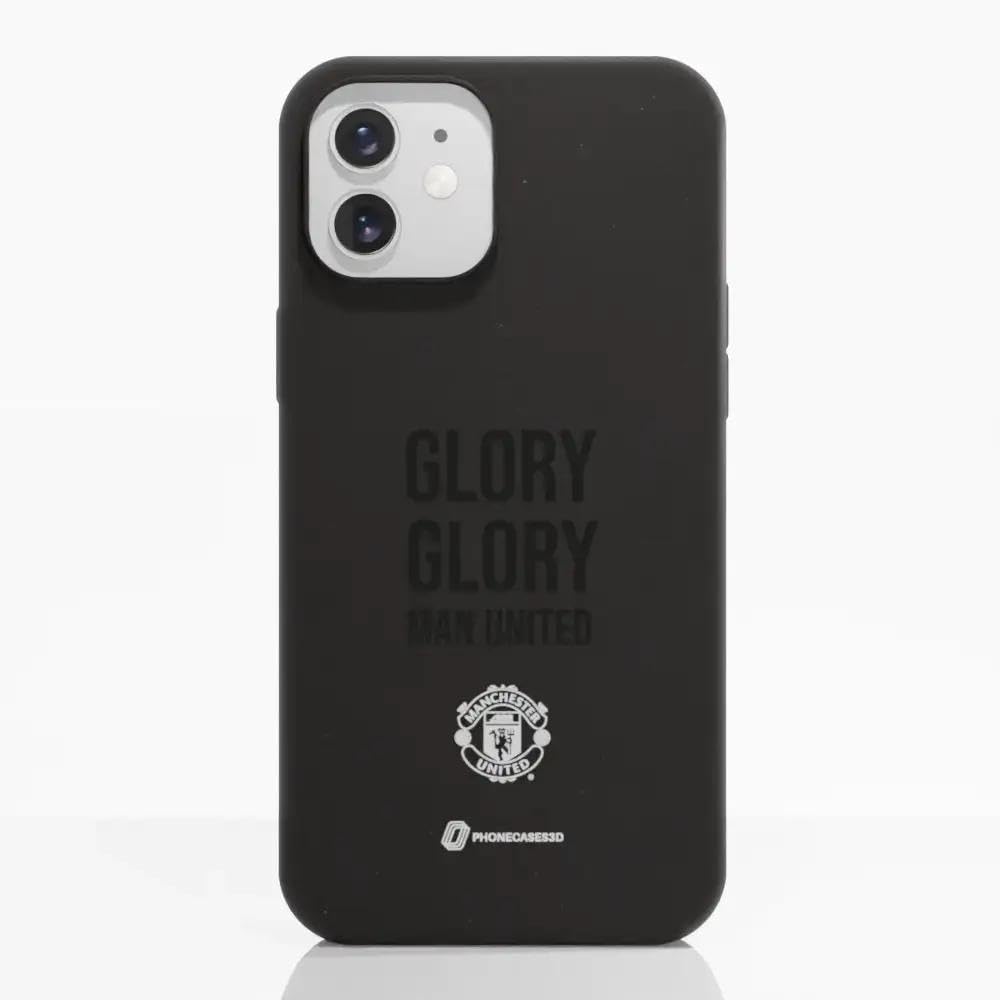 Coque pour téléphone Compatible avec iPhone 12 Officiel Manchester United FC