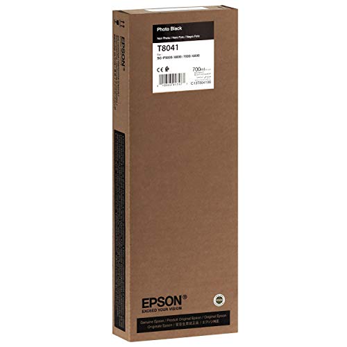 Preisvergleich Produktbild Epson C13T804100 Tintenpatrone, Singlepack T804100, ultrachrom / foto schwarz