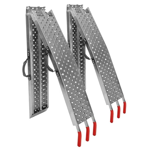 Rampas plegables 77 pulgadas set de 2 para ATV y motos miniatura 1