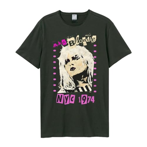 Amplified Aka Blondie T-Shirt für Erwachsene, Unisex, Anthrazit, L