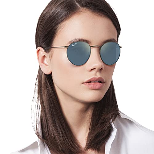 Image of Ray-Ban Unisex Rb8247 Round Titanium Round Sunglasses