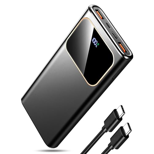 Power Bank 10000mAh Portable Charger, USB-C (Input&Output) 22.5W ...
