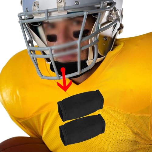 Laroal 2 STK Helmpolster Kinnpolster Helmpolster Skatehelm Kinnschutz Sporthelm Zubehör Fahrradhelm Kinnpolster für Footballhelm Zubehör