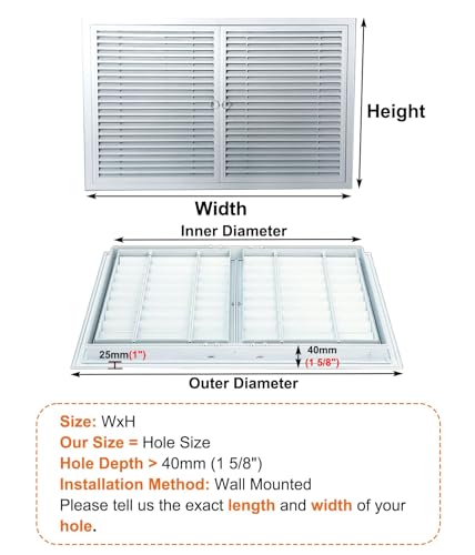 Trampilla Pladur panel de doble acceso 85x75cm ventilada para yeso 7