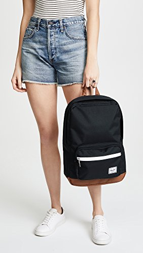 Herschel Pop Quiz Backpack, Black/Tan, Classic 22L #TOP3