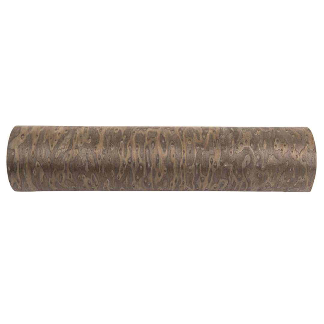 Techwood Deep Brown Cat's Eye Grain Wood Veneer 2.5x0.53m (98X20.8inch 0.3mm Thick,for Versatile Decor - Handmade, Furniture Refurbishment, Audio, Automotive & More