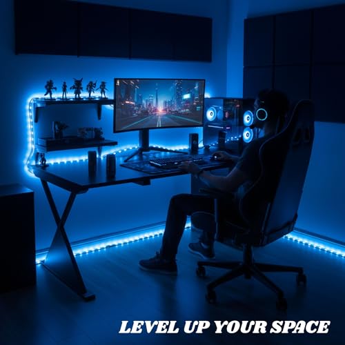 Image of 5 Meter Waterproof LED Strip Light Blue | Decorative LED Rope Light, Flexible Strip Light, Party Lights, Room Decoration, Festival Lighting, Indoor Outdoor Use