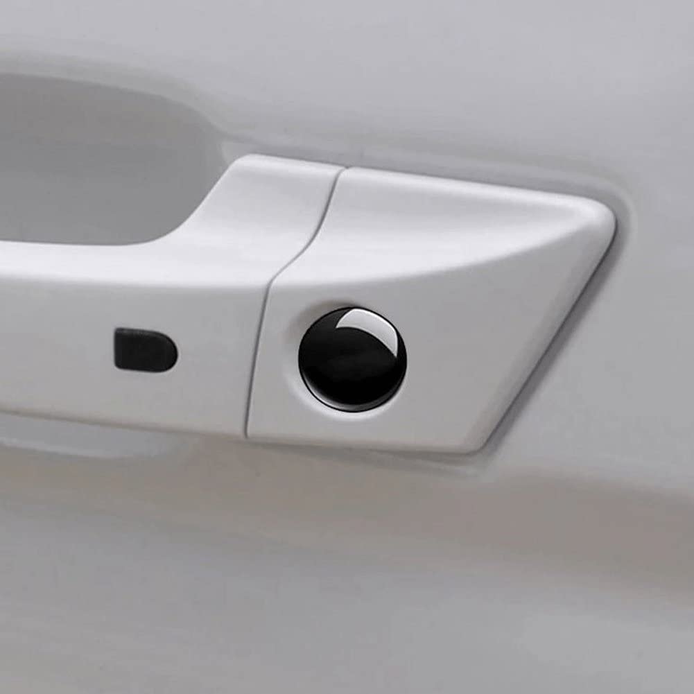 Adesivi Protettivi Per Serrature Auto – 4 Pezzi Rotondi Da 2cm, Copri Toppa Antigraffio E Antiruggine, Universali Per Quasi Tutte Le Auto, Facili Da Applicare