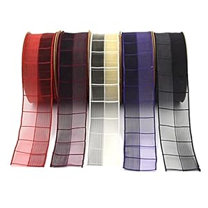 Chiffon Lint 38mm Organza Satijnen Lint voor Cadeau Boeketten Craft Wrapping Bruiloft Verjaardagsfeestje Decoraties,5…