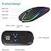 immagine 2Mouse Bluetooth Senza Fili, Mouse con Ricevitore USB Retroilluminazione a 7 Colori a 2.4GHz, Mouse1600 DPI Compatibile con iPad / PC / MAC / Windows
