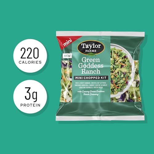 Taylor Farms Green Goddess Ranch Mini Chopped Salad Kit 4.55oz - Thumbnail 4