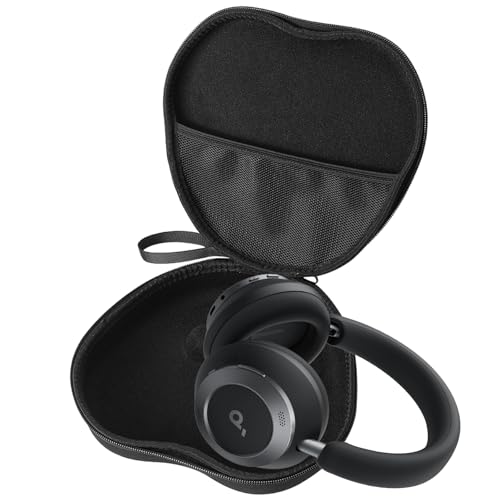 Bonsava Soundcore Space One Pro 対応 ヘッドホン用ケース イヤホンEVA収納バッグ(ケースのみ)クリーニングペン付き