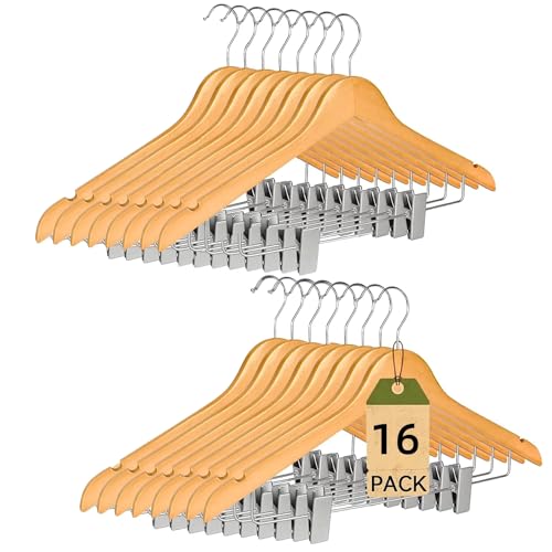 pants hangers wood